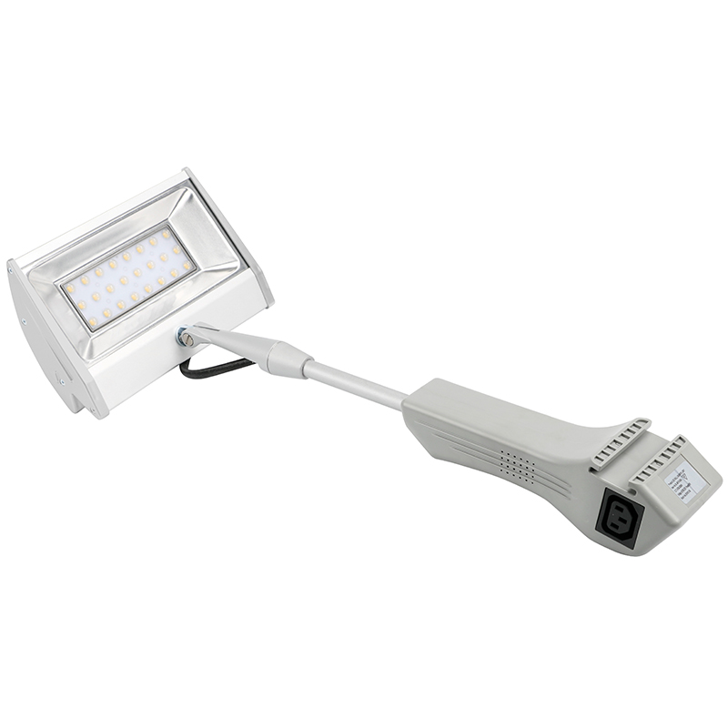 50W Display Arm Light Silver