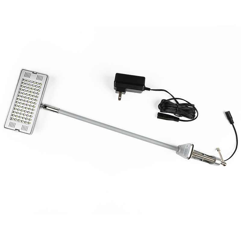 AL Clamp DC connector long arm light silver